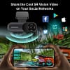 DDPAI Dash Cam Mola N3 1600P HD GPS Vehicle Drive Auto Video DVR 2K Smart Connect Android Wifi Car Camera Recorder 24H Parking