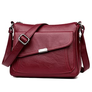 Female leather Messenger Bags Feminina Bolsa Leather Luxury Handbags Women Bags Designer Sac a Main Ladies Shoulder Bag