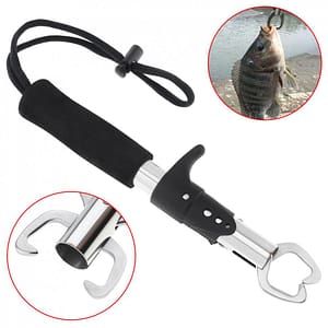Top Quality Durable Lip Trigger Lock Gripper Fishing Tackle Box (Black)