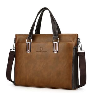 Men Business Laptop computer Briefcase Shoulder Messenger Bags for Man Casual Office Hand Bag Male Waterproof Leather Handbag