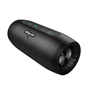 ZEALOT S16 Bluetooth Speaker Portable Wireless Speaker Column Bass Subwoofer Speaker with Mic Support TWS,TF Card,AUX,Power Bank