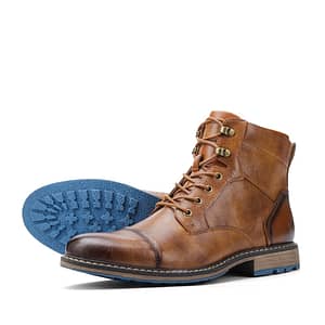 8~12 boots men 2021 Spring fashion brand comfortable leather boots #AL604