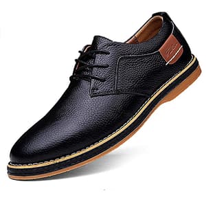 2020 New Hot Sale men dress shoes leather casual shoes soft Lightness Non-slip waterproof casual shoes Wear-resistant shoes