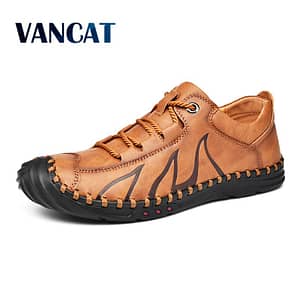 New Summer Soft Men's Casual Shoes Breathable Leather Handmade Loafers Brand Men Shoes Flat Moccasins Men Sneakers Size 38-48