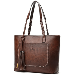 Yogodlns Large Capacity Causal Shoulder Bags for Women 2020 Fall Leather Fringe Purse Handbags Retro Tassel Shopper Tote