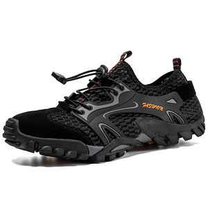 Non-slip Summer Breathable Hiking Shoes Men Suede Mesh Trekking Sneakers Quick-dry Water Shoes Outdoor Mountain Climbing Shoe