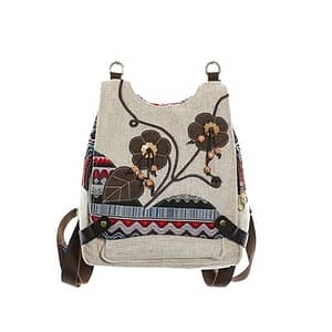 Nice National String Appliques Travel backpacks!Hot Printed Small Women Backrack Embossing backruck New Lady Multi-use backruck