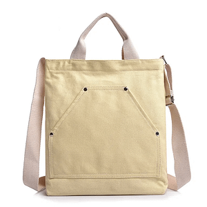Rivets Stitch Women Handbag Canvas Big Capacity Casual Shopping Bag Female Fashion Canvas Lady Shoulder Bag