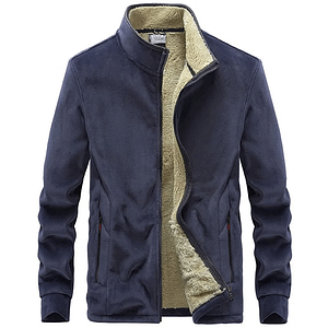 winter Jacket Mens size L-6XL 7XL 8XL New Fleece Top Men's Casual windbreaker jackets Solid color Warm coats youth men clothing