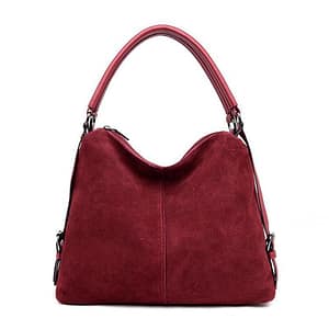 New Women Real Suede Leather Hobo Bag New Design Female Leisure Large Shoulder Bags Shopping Casual Handbag Sac Purse