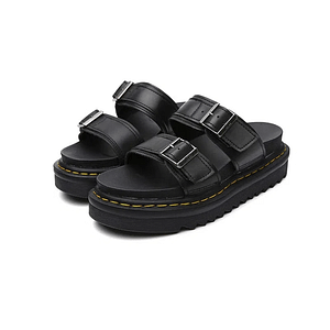 fashion women's thick-soled martin sandals Harajuku Wedges casual wearing platform slippers buckle beach sandal shoes