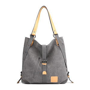 Herald Fashion Large Pocket Casual Tote Women's Handbag Shoulder Handbags Canvas Leather Capacity Bags For Women Bolsas Sac