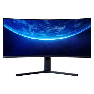 Original XIAOMI Curved Gaming Monitor 34-Inch 21:9 Bring Fish Screen 144Hz High Refresh Rate 1500R Curvature WQHD 3440*1440 Resolution 121% sRGB Wide Color Gamut Free-Sync Technology Display (Black)