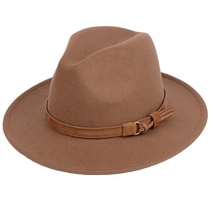 New Fashion Women Men Wide Brim Outback Hat Panama Jazz Hat Felt Fedora Hats Cowboy Hat Black Blue Red Yellow Pink