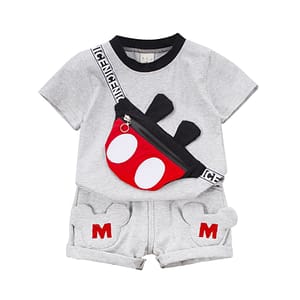 New Summer Baby Clothes Suit Children Fashion Boys Girls Cartoon T-Shirt Shorts 2Pcs/set Toddler Casual Clothing Kids Tracksuits