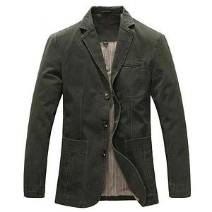 Spring Military Jacket Blazers Men 100% Cotton Casual Blazer Men's Suit Coat Male Blazer Masculino Jackets M-5XL