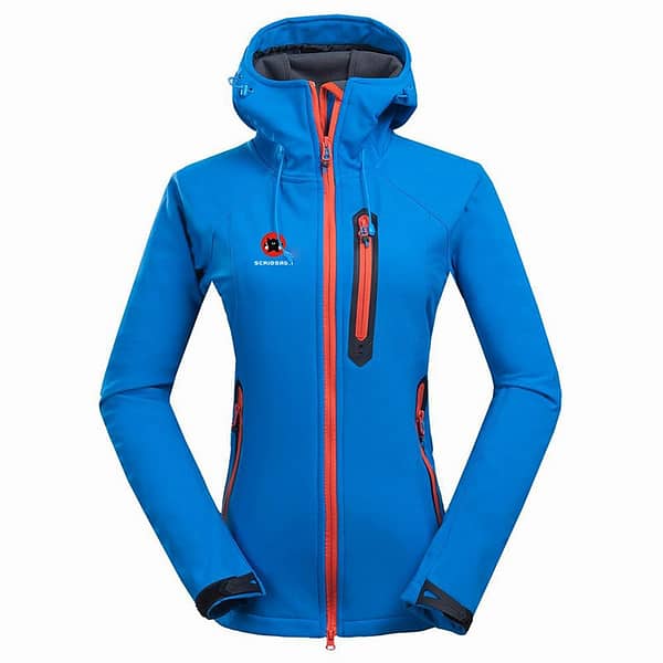 2019 Winter Women Soft shell Outdoor Waterproof Ski Jacket Fleece Thermal Waterproof Coat Outdoor Camping Hiking Female Jacket