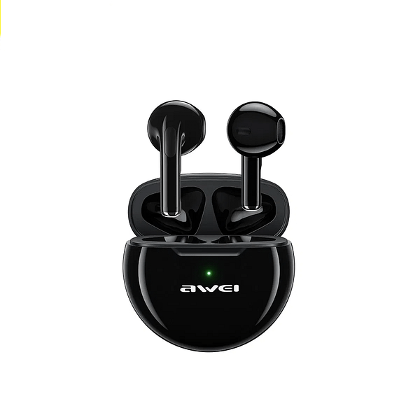 AWEI T17 TWS Bluetooth Headsets Wireless Earbud Gaming Mini Half in Ear Type-C Charging Case With Microphone For Sport Game Play