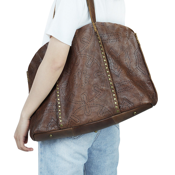 JOYIR Women's Soft Leather Handbag High Quality Genuine Leather Women Shoulder Bag High Capacity Handbags Travel Luxury Hand Bag