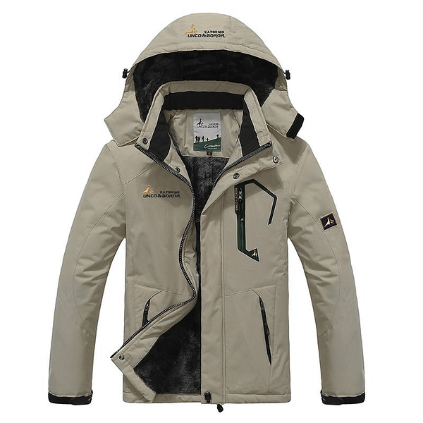 Winter Parka Windbreak Plus Velvet Thick Warm Windproof Fur Coats Men's Winter Jackets