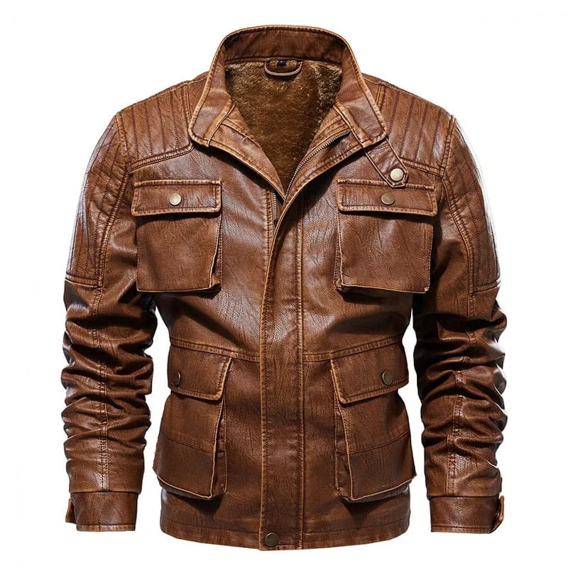 Genuine Leather Jackets Men 2020 New Casual Motorcycle Jacket for Male Biker Steampunk Coats European Winter Windbreaker Clothes