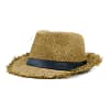 HOAREE Beach Hat Men Summer Panama Cap Casual Trilby Fedora Hat Male Straw Hat UV Protection Wide Brim Sombrero