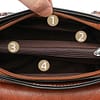 SMOOZA Vintage Leather Female Top-handle Bags Small Women Handbag Casual Shoulder Bag Lady High Quality Flap Bag