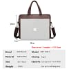 JEEP BULUO 14 Inch Laptop Bag Leather File Hot Messenger Bags Men's Briefcase Office Business Tote Bag