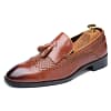 Fashion Men Casual Shoes Breathable Leather Loafers Tassel Office Shoes For Men Driving Moccasins Comfortable Slip on Size 38-48