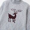 Wixra Christmas Pullovers Sweaters Women Basic Long Sleeve Casual Deer Print Jumpers Holiday Knitted Clothing Autumn Winter