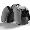 Controller Charger Curved Dual Charging Base Dock for PS5 (Black)