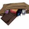 MARKROYAL Unisex Canvas Close Pockets Casual Sports Invisible Pockets Ultra-thin Multi-function Bag Ultra Light Wallet