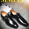 Men Dress Shoes Brogue for Men Formal Business Flats Loafers Wedding Homme Cap-toe Wingtip Oxford Plus Size 38-48 Brown Black