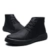 Brand New Winter Men Snow Boots Fashion Lace-up Ankle Boots Genuine Leather Warm Plush Men Boots Autumn Outdoor Men Shoes