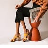 FEDONAS Summer Women Pinch Sandals Top Quality Square Heeled Sandals Lady Round Toe New Fashion Brand Shoes Woman