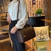Popular Handbags Women Famous Brands Leather Designer Purse Ladies Tote Shoulder Bags with Top Handles 2019 (Coffee 25x18x18.5cm)