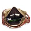 Fashion Small Canvas Travel Backpack and Multifunctional Shoulder Bag for Women