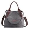 Retro canvas bag shoulder messenger female bag large capacity casual handbag European and American style Tote