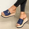 Women's Hot Summer Wedge and Thick Platform Flip Flops Soft Comfortable Slippers