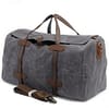Vintage Wax Canvas Luggage bag Men Travel Bags Carry on Large Men Duffel Bags shoulder Weekend bag Overnight Big tote Handbag