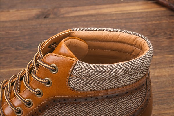 7~13 men boots brand comfortable fashion Brogue boots leather #AL611C3