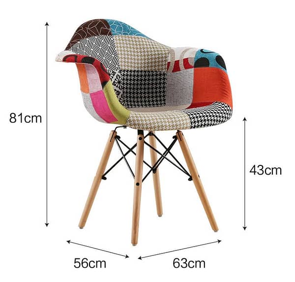 Multicolor Modern Minimalist Casual Dining Chair Armchair Restaurant Coffee Store Home Furniture Waiting Room Solid Wood Chair