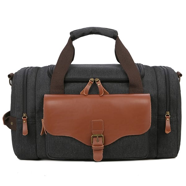 Men's Travel Bag Canvas PU leather Handbags For Business Trip Large Capacity Shoulder Bags Male Duffle Bag Fitness Bags XA72M