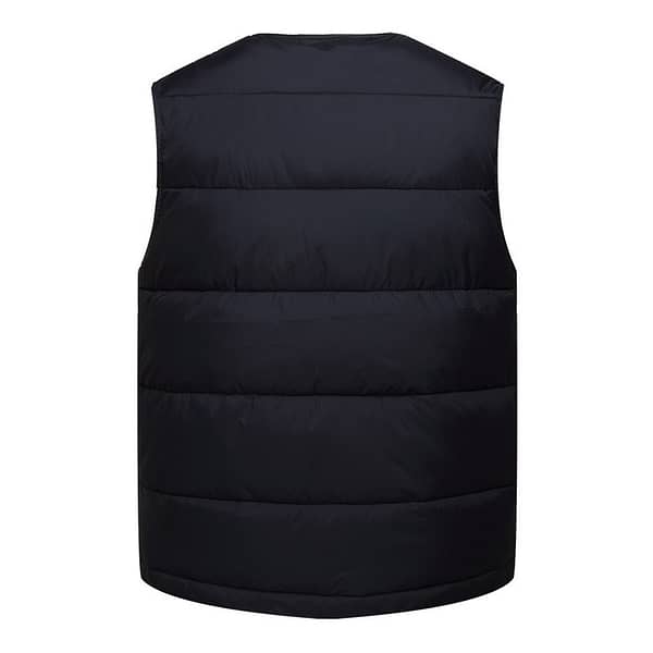 Winter Men Cotton Warm Vest Waistcoat Male Sleeveless Jacket With Many Pockets Vest Casual Baggy Zipper For Man Plus Size CYL48