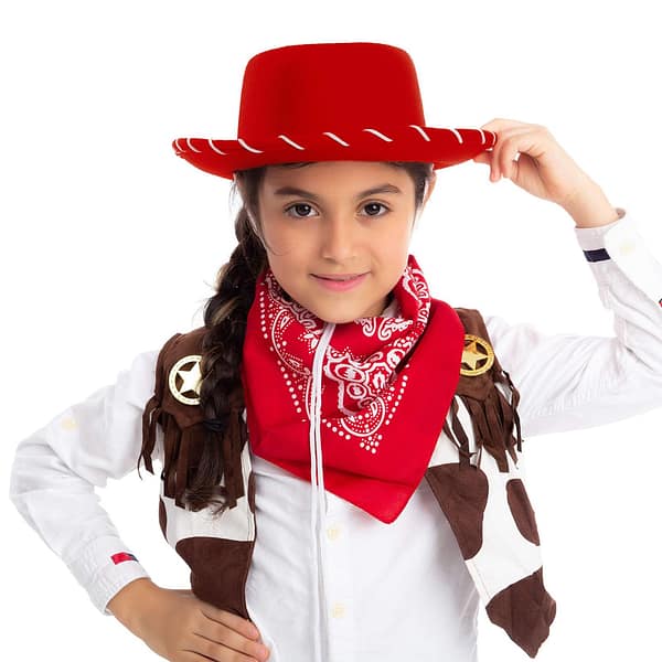 Children's Outdoor Cowboy Hat Prop Dress-up Party Holiday Sun Cap Girls Boys Denim Edge Hat Summer Holiday Decorations A26