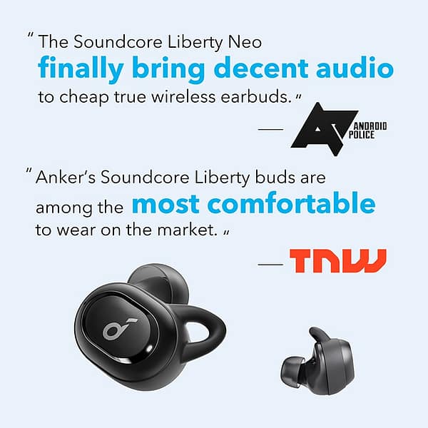 [Upgraded] Anker Soundcore Liberty Neo TWS True wireless earbuds With Bluetooth 5.0, Sports Sweatproof, and Noise Isolation