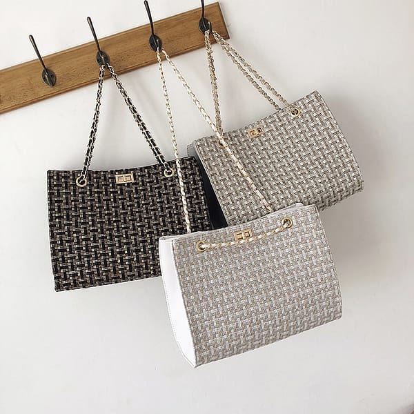 Luxury Handbags Women Bags Designer Canvas Knitting Shoulder Bags Fashion Ladies Channels HandBags Crossbody Bags For Women 2020