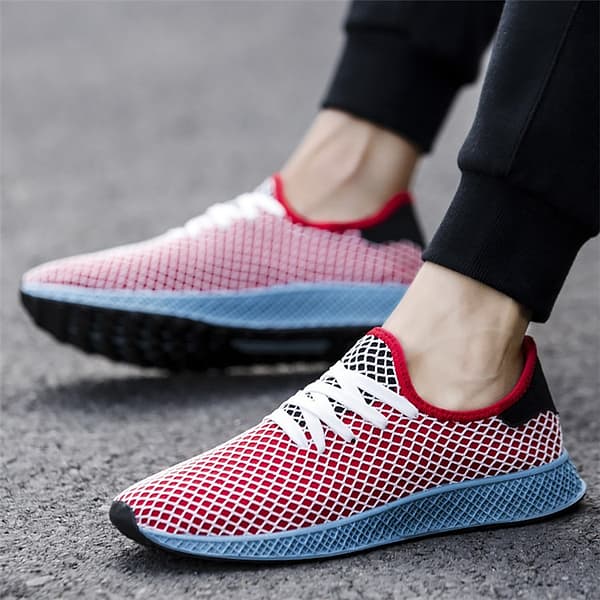 2019 Spring Summer Season New Fly Weaving Men's Casual Shoes Sneakers Mens Breathable Shoes With Laces Shoe Sneakers Men Shoes