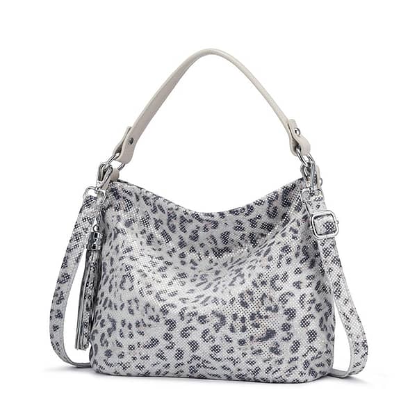 REALER women handbags with top-handle small crossbody bags for ladies 2020 genuine leather shoulder bag leopard print leather