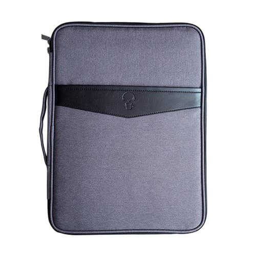 Multi-functional A4 Document Bags Portable Waterproof Men's Briefcases Laptop Notebook Pouch Travel Passport Holder Accessories